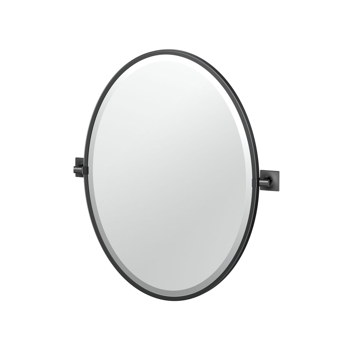 Waterline 27.5" Framed Oval Mirror