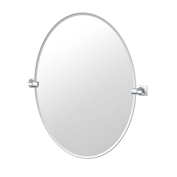 Waterline 32" Frameless Oval Mirror
