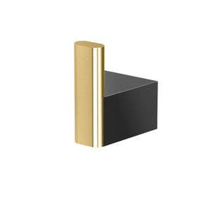 Brushed Brass/Matte Black