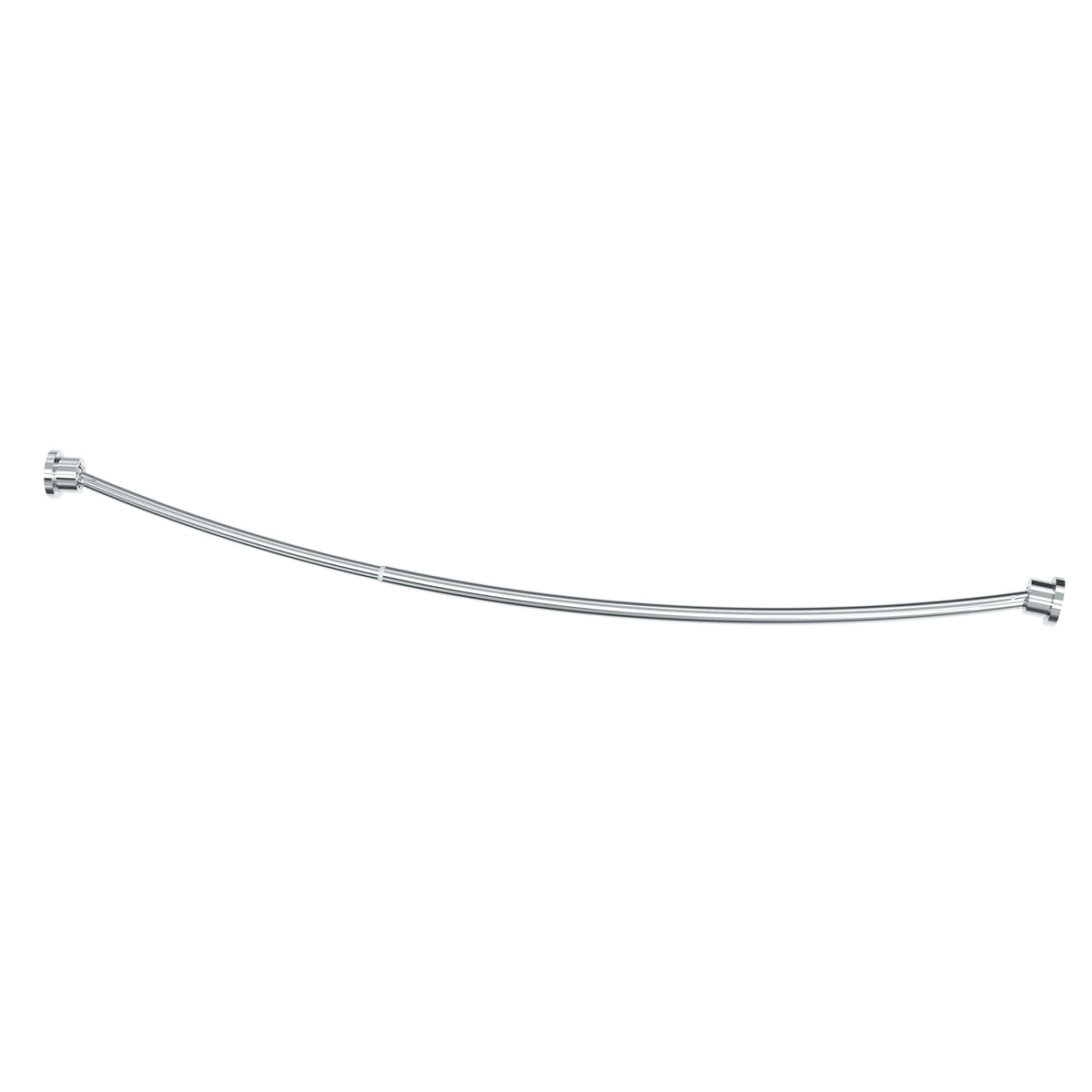 Modern Minimalist Curved Shower Rod Set