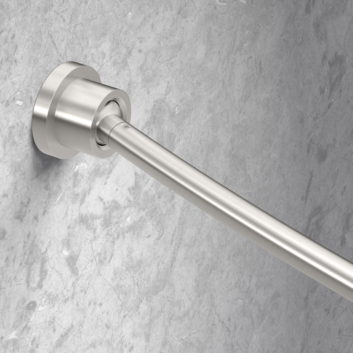 Modern Minimalist Curved Shower Rod Set