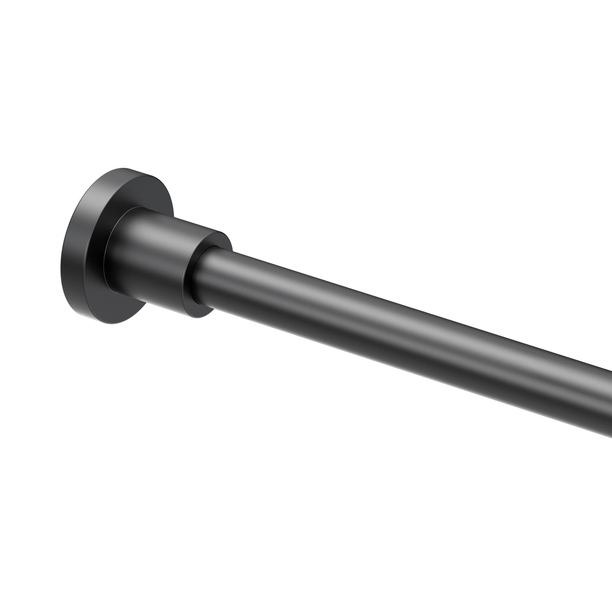 Modern Minimalist Straight Shower Rod Set