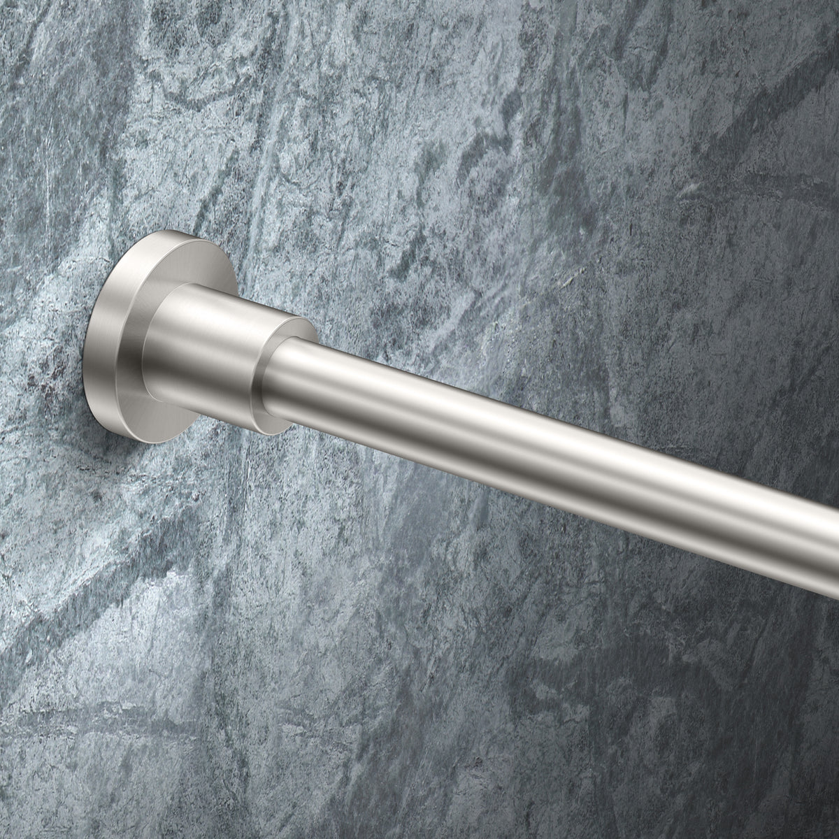 Modern Minimalist Straight Shower Rod Set